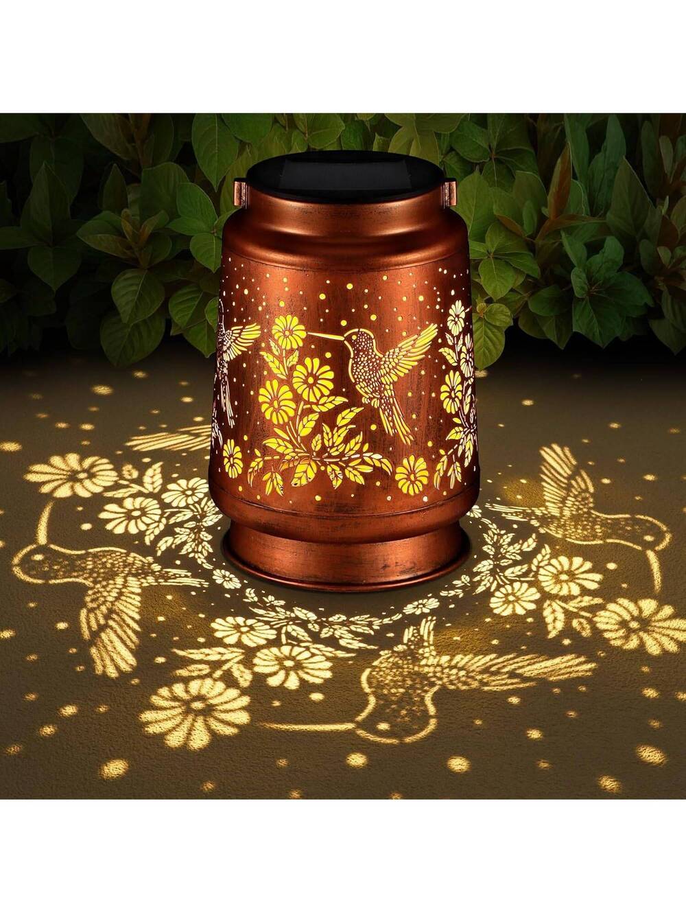 Hummingbird Solar Hanging Lantern, Outdoor Waterproof, Home decor, Garden